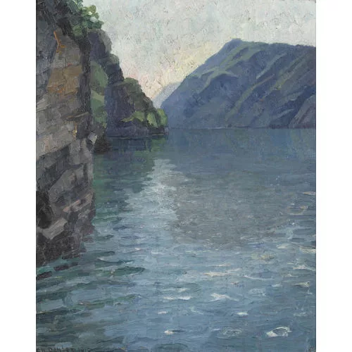 Christoph Oehler — "Luganersee bei Gandria".