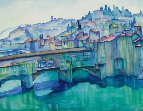 PORGES, CLARA — Ponte Vecchio, Florence. — Koller Auktionen