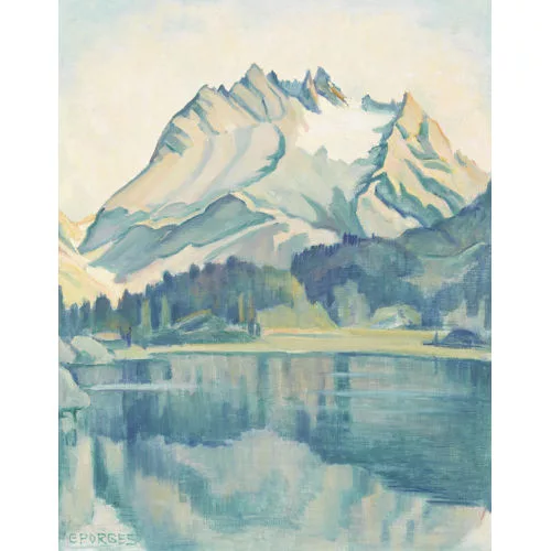 Clara Porges — Der Cavloccio-See mit Piz Forno.