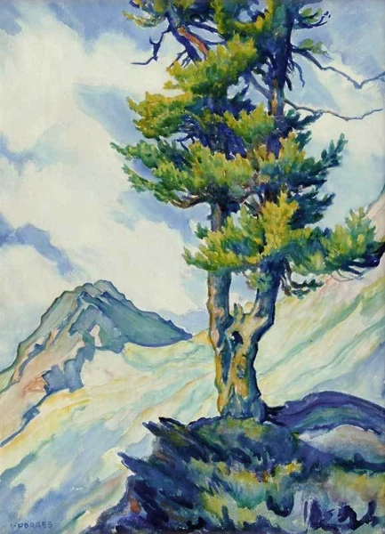 Clara Porges — Mittagstimmung bei Maloja