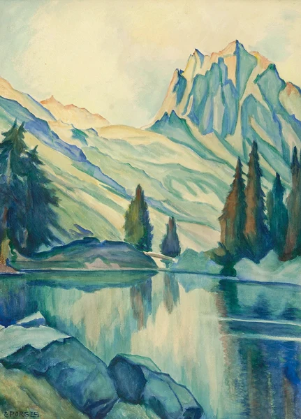 Clara Porges — Bitabergsee bei Maloja