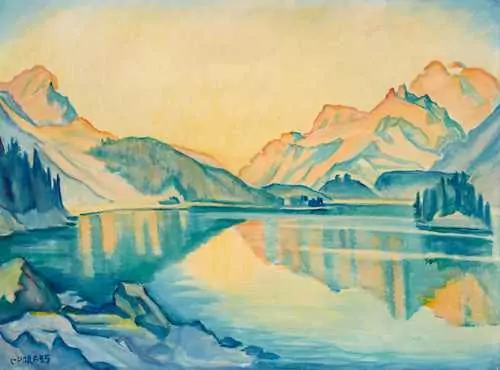CLARA PORGES — Lake Sils. — Koller Auktionen