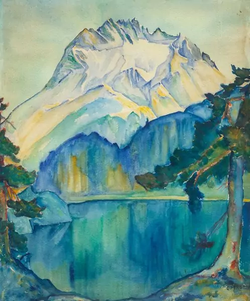 CLARA PORGES — Cavloccersee mit Pizzi dei Rossi. — Koller Auktionen