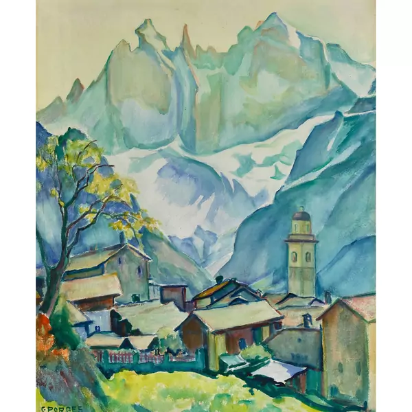 Soglio mit Sciora-Gruppe