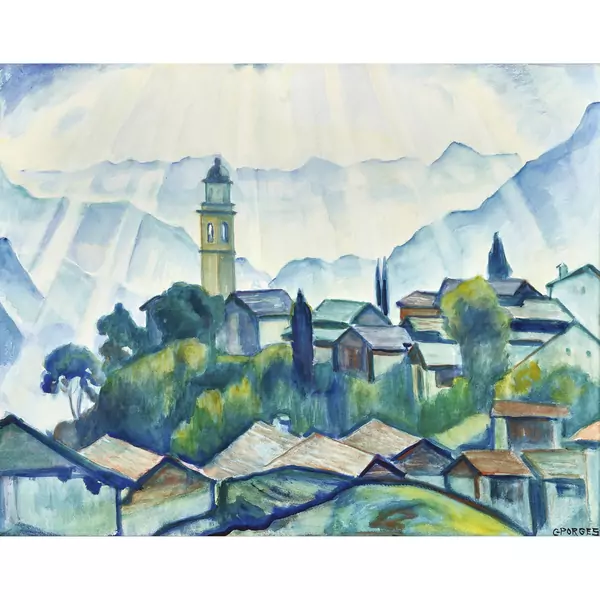 Blick auf Soglio