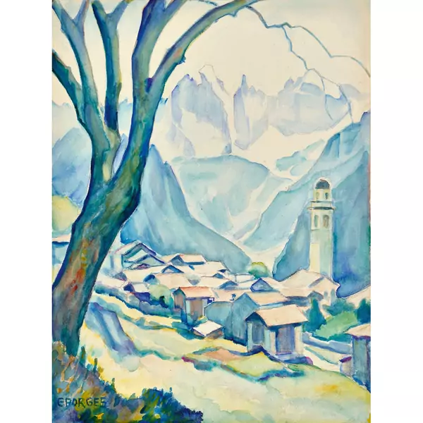 Soglio mit Sciora-Gruppe