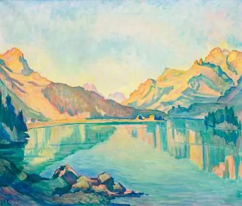 CLARA PORGES — Lago di Sils verso Maloja. — Koller Auktionen