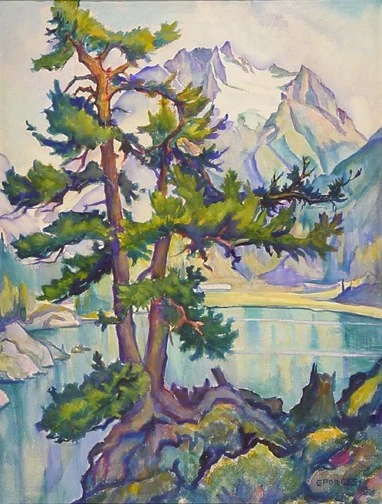 Clara Porges — Lago di Cavloccia und Monte del Forno (Engadin)