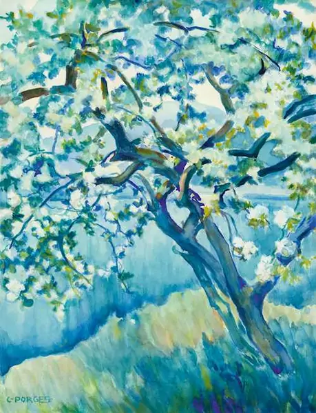 CLARA PORGES — Tree in blossom. — Koller Auktionen