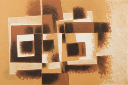 Claude Loewer (1917-2006), "Composition géométrique"