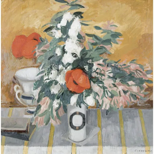 Claude Loewer — "Bouquet de coquelicots".