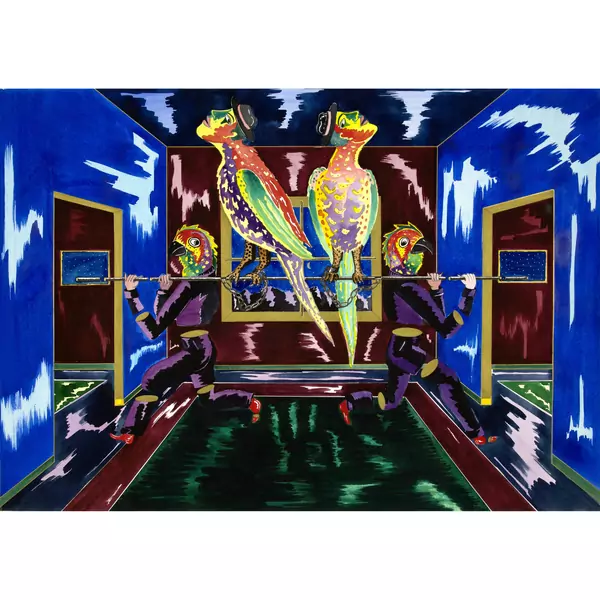 Claude Sandoz — Ohne Titel. - Der Doppelgänger — Galerie Kornfeld
