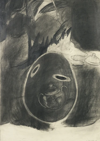 Claude Sandoz — Komposition mit Teekessel, 1971