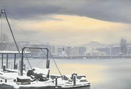 Le quai des Eaux-Vives