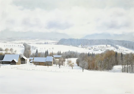 Paysage hivernal