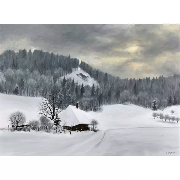 "Ferme à l'orée de la fôret (près de Wynigen)"