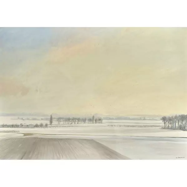 Weite Winterlandschaft