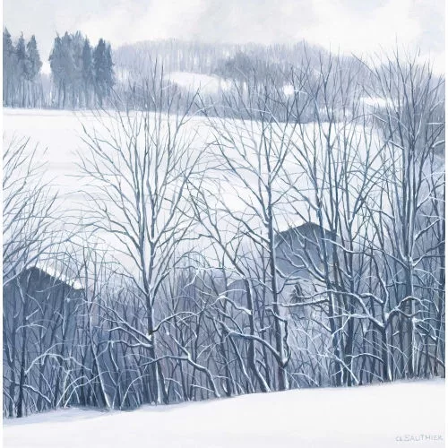 Claude Sauthier — Winterlandschaft.