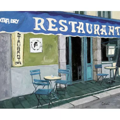 "Le restaurant bleu"
