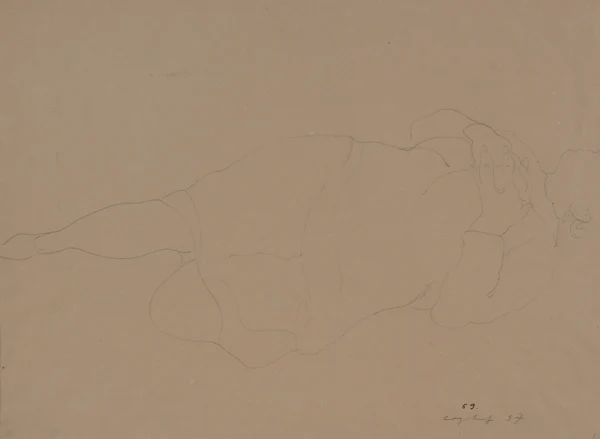 Coghuf — Liegende mit verschränkten Armen, 1937