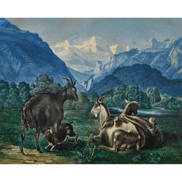 Conrad Caspar Rordorf — "Jungfrau von Interlaken gesehen".