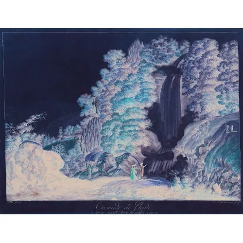 Conrad Sulzberger — "Cascade de Chede".