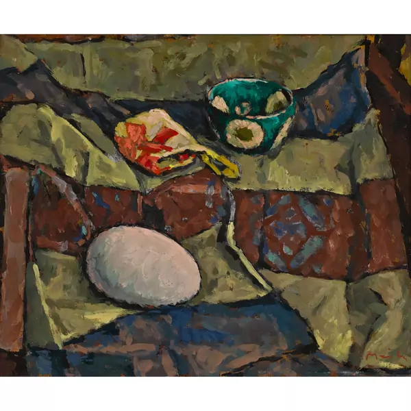 "Nature morte à l'oeuf de cygogne"