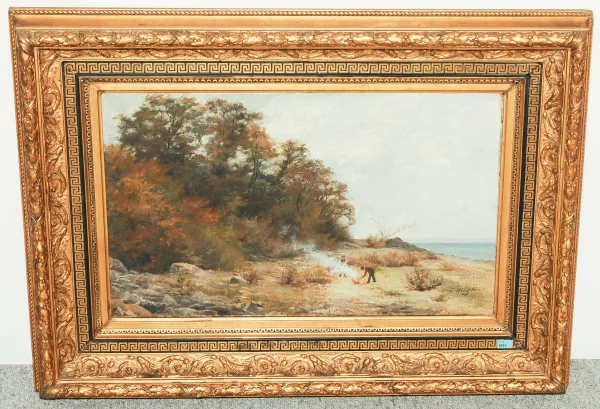 Constance Hügli — Lagerfeuer am Seeufer