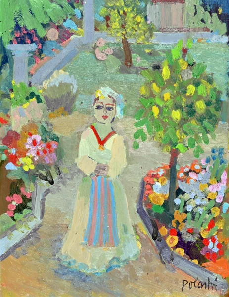 Constantin Polastri — Mädchen im Garten