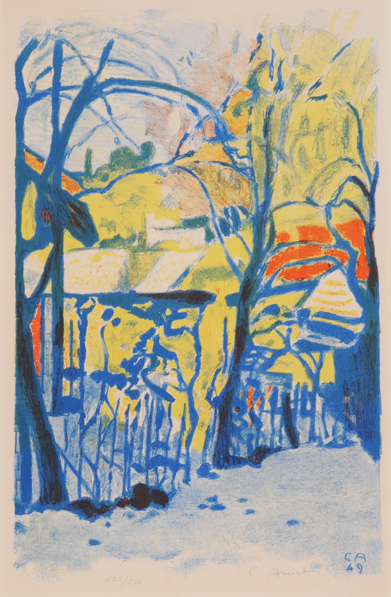 Frühling im Garten, 1949