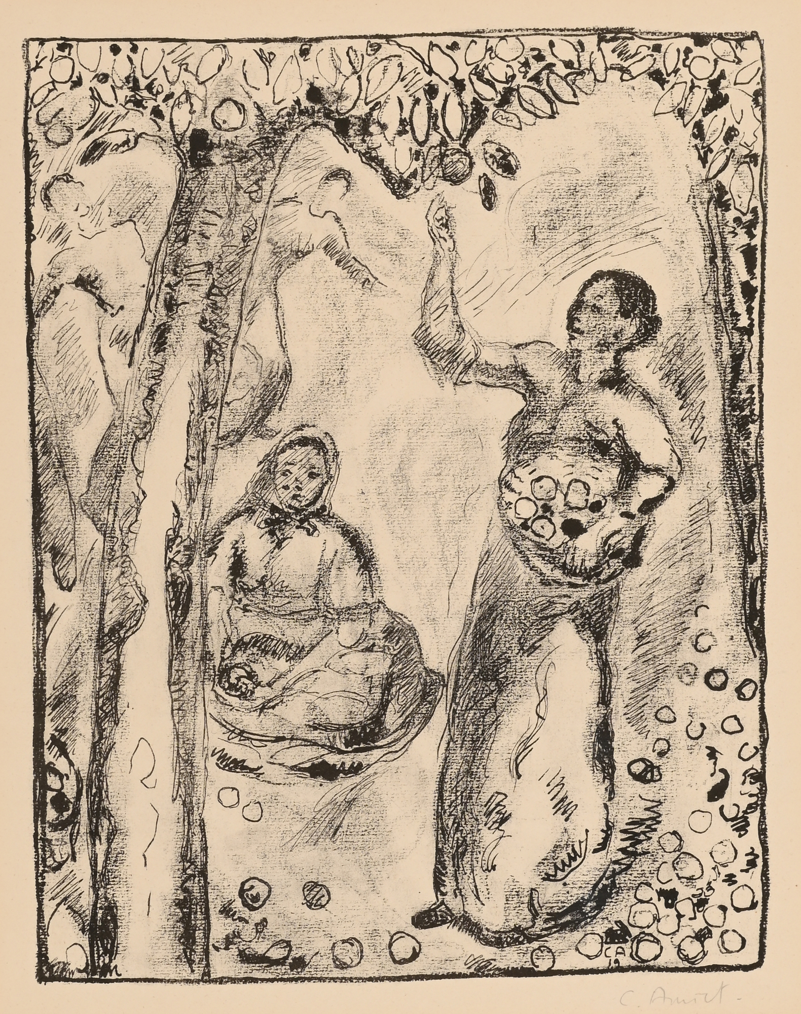 2 Blätter: Die Kunst, 1960; Obsternte, 1919