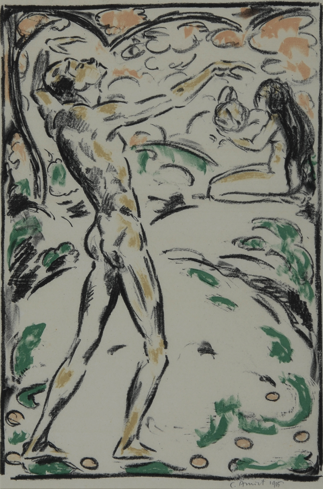 Der entzückte Jüngling, 1915