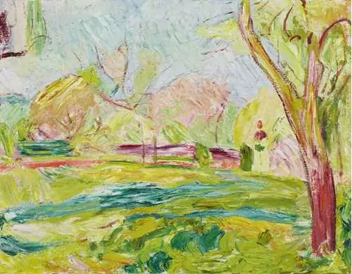 CUNO AMIET — Frühlingslandschaft in Oschwand. 1918. — Koller Auktionen