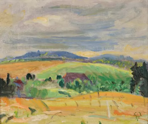 Sommerlandschaft bei Oschwand, 1937
