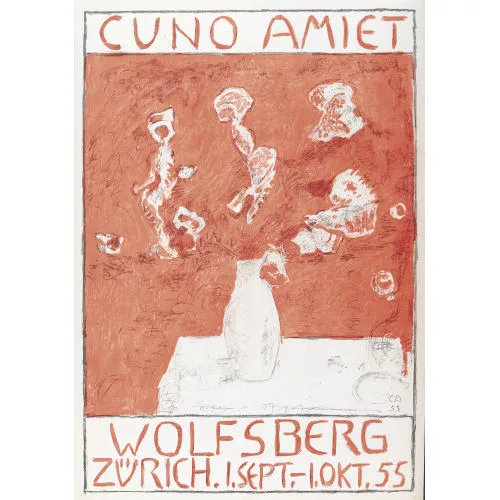 Cuno Amiet — "Cuno Amiet Wolfsberg 1955".