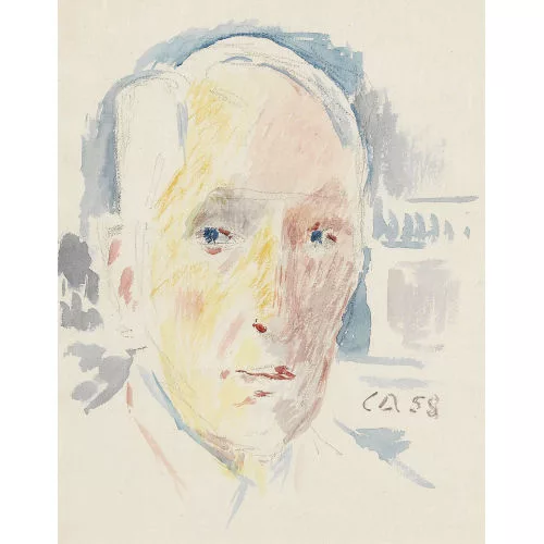 Cuno Amiet — Selbstporträt.