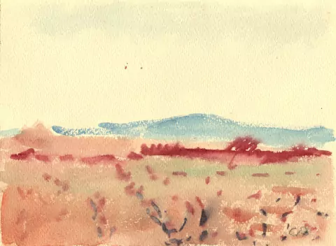Weite Landschaft, Um 1950.