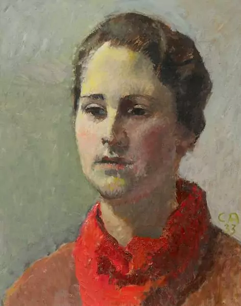 CUNO AMIET — Bildnis Elsbeth Baumberger. 1933. — Koller Auktionen