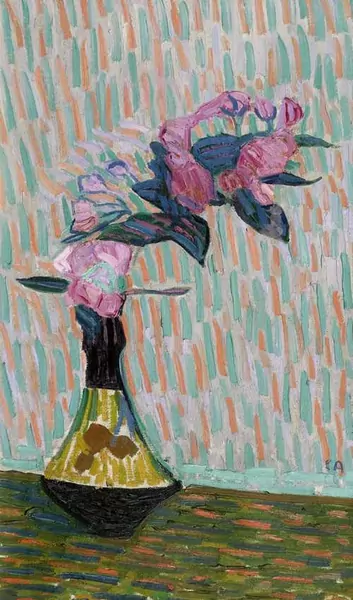 CUNO AMIET — Blumenvase. Um 1908/09. — Koller Auktionen