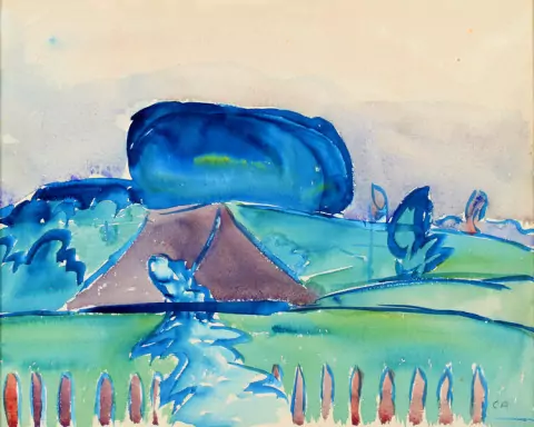 Landschaft, Um 1910.