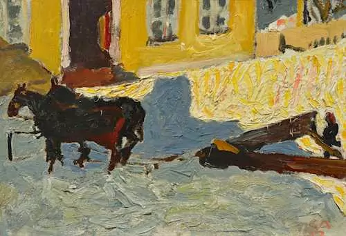 CUNO AMIET — Schneeschnütze. 1942. — Koller Auktionen