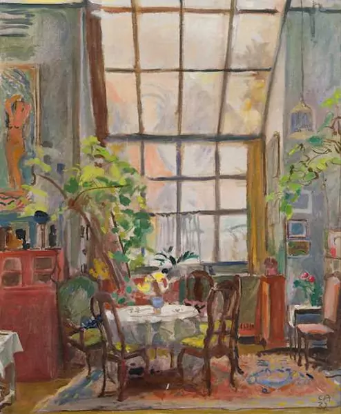 CUNO AMIET — Studio interior. 1932. — Koller Auktionen