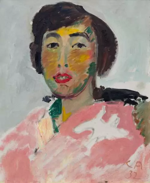 CUNO AMIET — Portrait of Kikou Yamata. 1932. — Koller Auktionen