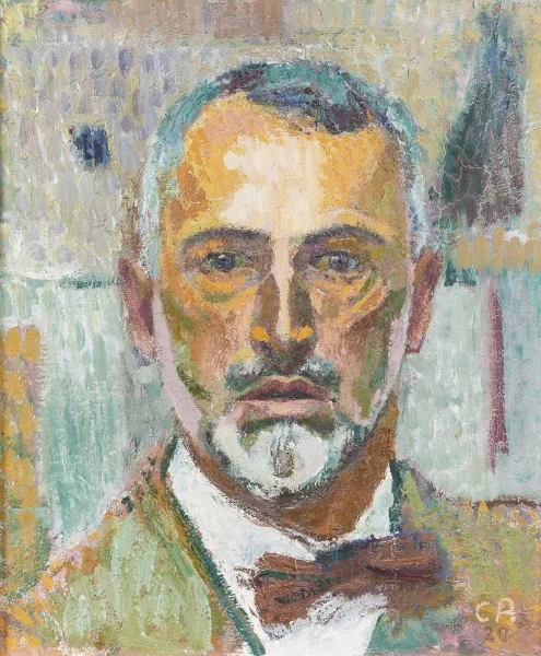 Cuno Amiet — "Selbstporträt".