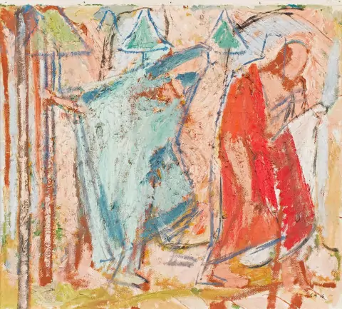 Skizze zu Loggia I, 1916