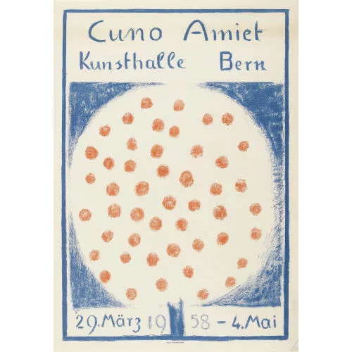 Cuno Amiet — "Cuno Amiet Kunsthalle Bern 1958".