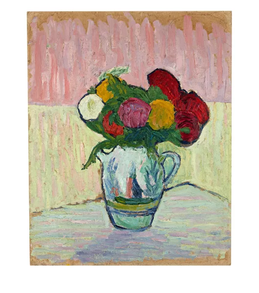 Cuno Amiet — Stillleben mit Ranunkeln (recto) - Stillleben mit Äpfeln (verso)