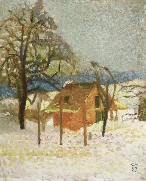 CUNO AMIET — Stöckli auf der Oschwand. 1953. — Koller Auktionen