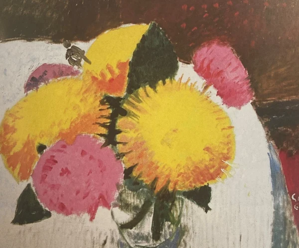 Cuno Amiet — Dahlien, 1960