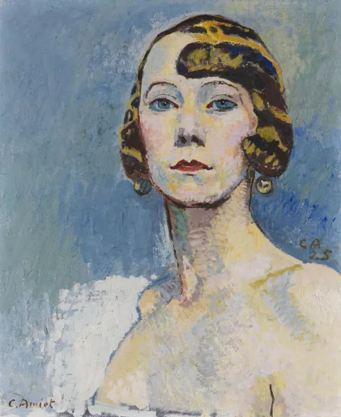 Cuno Amiet — Brustbild einer Dame (Irene)